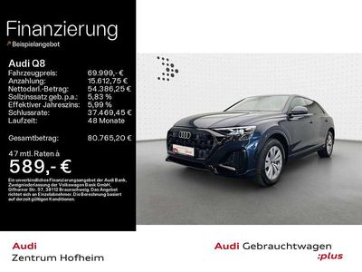 Gebraucht Audi Q8 S-Line 286 PS (210 kW) 2025 Waitomoblau metallic SUV