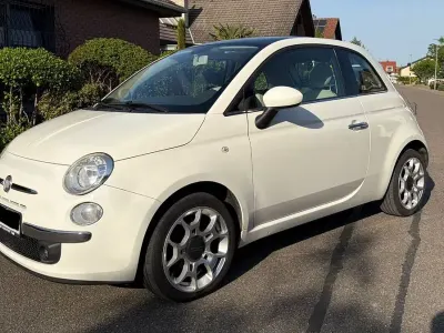 Brugt Fiat 500 Lounge 69 HK (50 kW) 2011 Hvid Hatchback