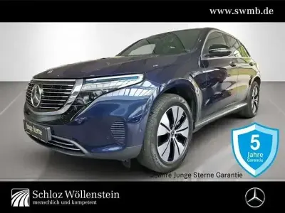 Używany Mercedes EQC400 300 kW (408 KM) 2020 Niebieski SUV