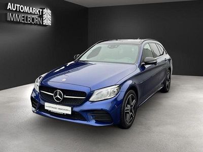 Usado Mercedes C300e AMG 320 HP (235 kW) 2021 Azul Carrinha
