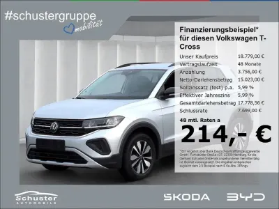 Gebraucht VW T-Cross Goal 95 PS (69 kW) 2024 Silber SUV