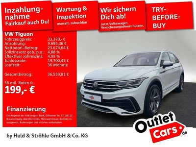 Gebraucht VW Tiguan R-line 150 PS (110 kW) 2024 Pure white SUV