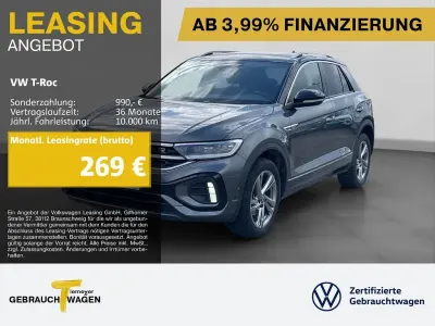 Gebraucht VW T-Roc R-line 110 PS (80 kW) 2023 Grau SUV
