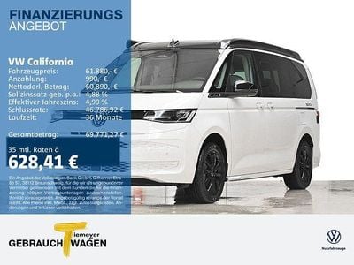 Weiß Neu 2025 VW California Beach Van | 61.880 € (Guter Preis)