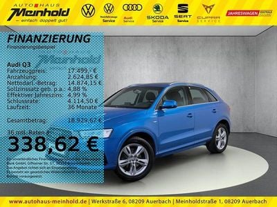 Hainanblau metallic Gebraucht 2015 Audi Q3 S-Line SUV | 17.499 € (Fairer Preis)