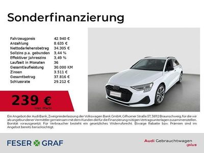 Usata Audi A3 Advanced 204 CV (150 kW) 2025 Bianco Berlina