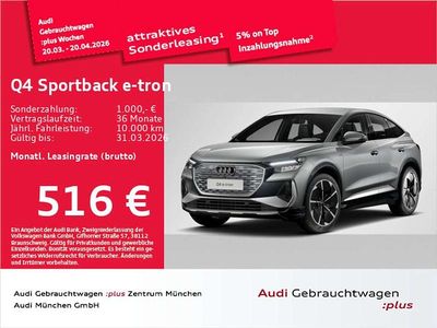 Gebraucht Audi Q4 e-tron S-Line 210 kW (286 PS) 2024 Taifungrau metallic SUV