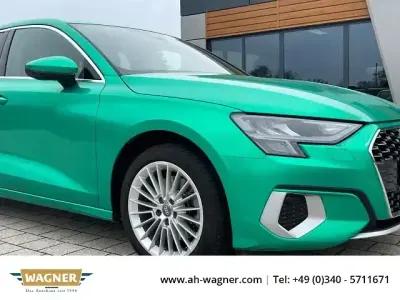 Używany Audi A3 Advanced 150 KM (110 kW) 2021 Zielony Sedan/Limuzyna