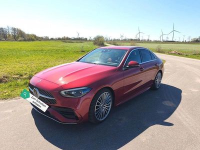 Second-hand Mercedes C200 204 CP (150 kW) 2022 Roșu Berlinǎ