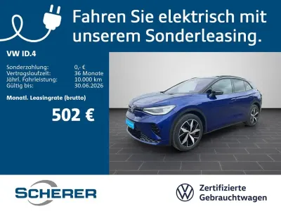 Brugt VW ID.4 GTX 250 kW (340 HK) 2025 Blå SUV