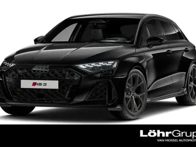 Ny Audi RS3 Sport 400 HK (294 kW) 2026 Sort Sedan