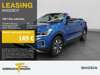 Gebraucht VW T-Roc Cabriolet Goal 116 PS (85 kW) 2025 Blau Cabrio