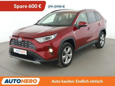 Gebraucht Toyota RAV4 Hybrid Lounge 218 PS (160 kW) 2019 Ruby flare SUV