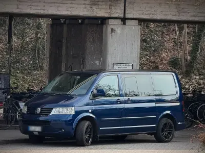 Brugt VW T5 Highline 174 HK (127 kW) 2005 Blå Van