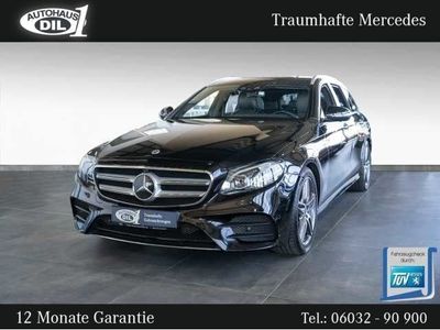 Schwarz (obsidianschwarz metalliclack) Gebraucht 2019 Mercedes E300 AMG Kombi | 36.450 € (Etwas zu teuer)