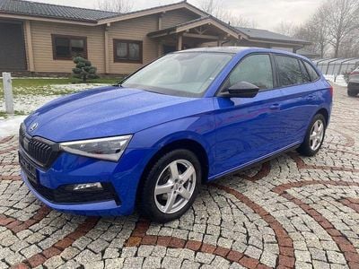 Blau Gebraucht 2021 Skoda Scala Monte Carlo Kleinwagen | 12.500 € (Guter Preis)
