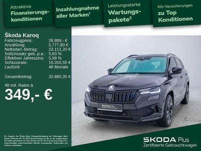 Blackmagic perleffekt Gebraucht 2022 Skoda Karoq SportLine SUV | 28.889 € (Guter Preis)