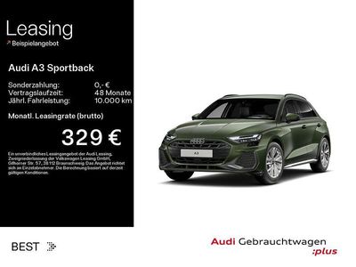 Gebraucht Audi A3 S-Line 204 PS (150 kW) 2025 Distriktgrün metallic Limousine