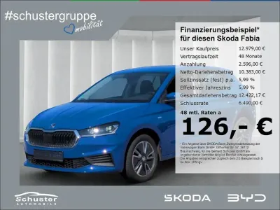 Gebraucht Skoda Fabia Tour 65 PS (47 kW) 2022 Blau Kleinwagen