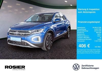 Blau / ravennablau Gebraucht 2025 VW T-Roc Style SUV | 29.440 € (Superpreis)