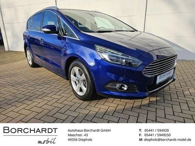 Usata Ford S-MAX Titanium 179 CV (131 kW) 2016 Blu Monovolume