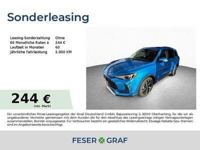 Neu MG ZS Luxury 197 PS (144 kW) 2025 Blau Limousine