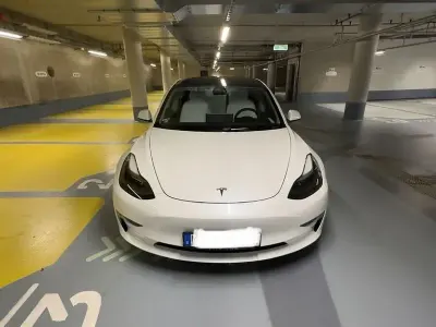 Gebraucht Tesla Model 3 Long Range AWD 366 kW (498 PS) 2021 Weiß Limousine