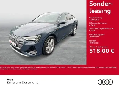 Second-hand Audi e-tron Sportback S-Line 300 kW (408 CP) 2022 Albastru SUV