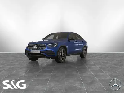 Begagnad Mercedes GLC300e AMG 211 HK (155 kW) 2020 Blå Sportkupé