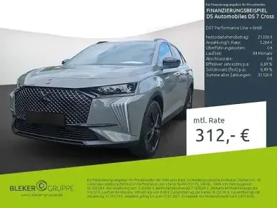 Gebraucht DS Automobiles DS7 Crossback Performance Line Plus 131 PS (96 kW) 2023 Seidengrau SUV