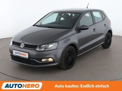 Gebraucht VW Polo Comfortline 90 PS (66 kW) 2016 Grau Kleinwagen