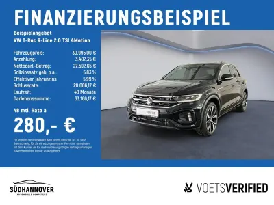 Gebraucht VW T-Roc R-line 190 PS (139 kW) 2023 Schwarz SUV