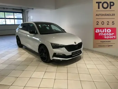 Gebraucht Skoda Scala Monte Carlo 110 PS (80 kW) 2023 Weiß Kleinwagen