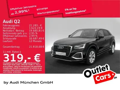 Gebraucht Audi Q2 Advanced 150 PS (110 kW) 2023 Schwarz SUV