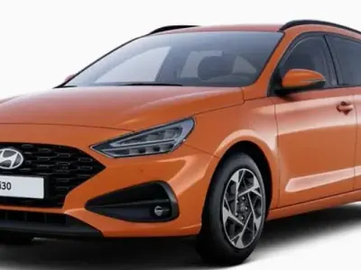 Neu Hyundai i30 GO! 150 PS (110 kW) 2026 Jupiter orange metallic Limousine