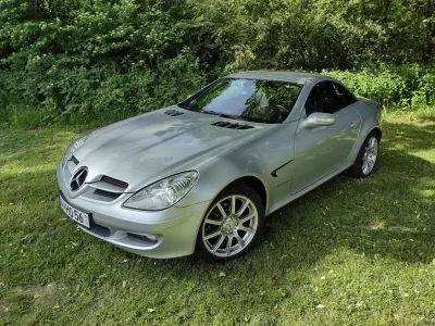 Gebraucht Mercedes SLK200 163 PS (119 kW) 2007 Silber Cabrio