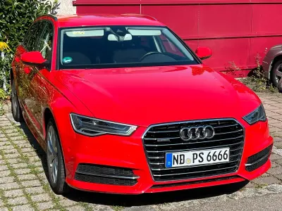 Brugt Audi A6 S-Line 190 HK (139 kW) 2016 Rød Stationcar
