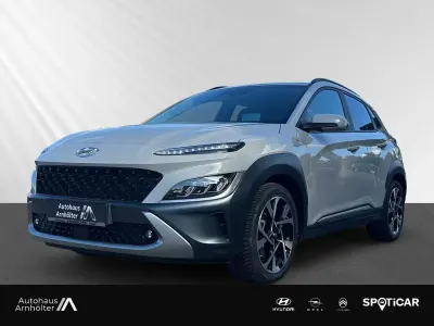 Gebraucht Hyundai Kona Prime 199 PS (146 kW) 2023 Cyber grey / met SUV