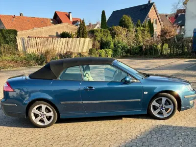 Occasion Saab 9-3 Cabriolet Vector 150 ch (110 kW) 2006 Bleue Cabriolet