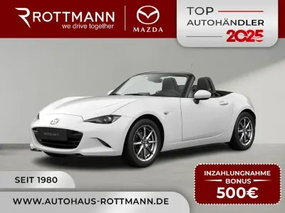 Neu Mazda MX5 Exclusive-Line 136 PS (100 kW) 2026 Weiß Cabrio