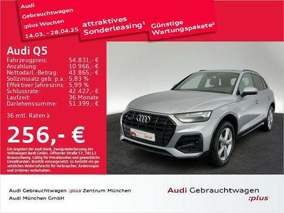 Gebraucht Audi Q5 Advanced 265 PS (194 kW) 2024 Florettsilber metallic SUV