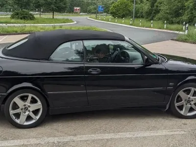 Usata Saab 9-3 Cabriolet 150 CV (110 kW) 2001 Nero Cabrio