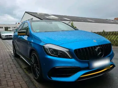 Używany Mercedes A250 AMG 218 KM (160 kW) 2016 Niebieski Sedan/Limuzyna