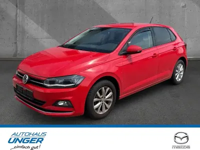 Gebraucht VW Polo Highline 95 PS (69 kW) 2019 Rot Kleinwagen
