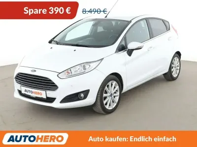 Gebraucht Ford Fiesta Titanium 125 PS (91 kW) 2016 Weiß Limousine