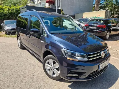 Gebraucht VW Caddy Maxi Comfortline 125 PS (91 kW) 2018 Blau Van / Kleinbus