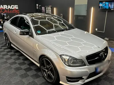 Second-hand Mercedes C180 AMG line 156 CP (114 kW) 2015 Gri Coupe