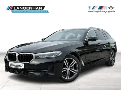 Brugt BMW 520 Sport Line 190 HK (139 kW) 2022 Sort Stationcar