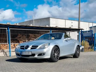 Gebraucht Mercedes SLK200 163 PS (119 kW) 2005 Silber Cabrio
