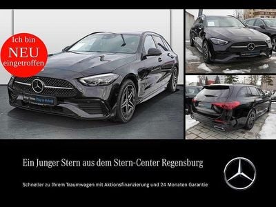 Unilack schwarz uni Gebraucht 2022 Mercedes C300e AMG Kombi | 32.860 € (Fairer Preis)